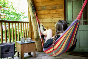 hammock at cabin